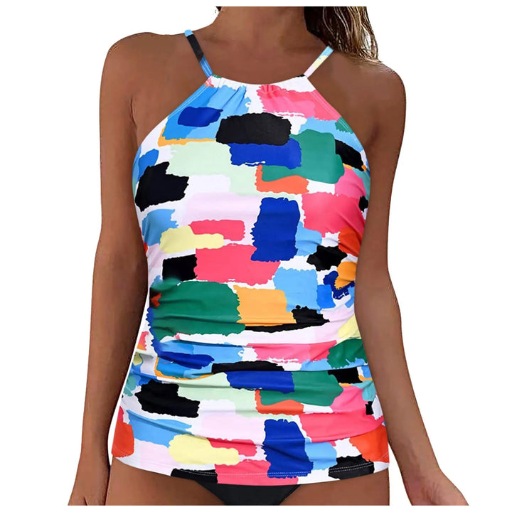 Damen Tankini mit floralem Design und figurbetontem Schnitt Echo Archiv