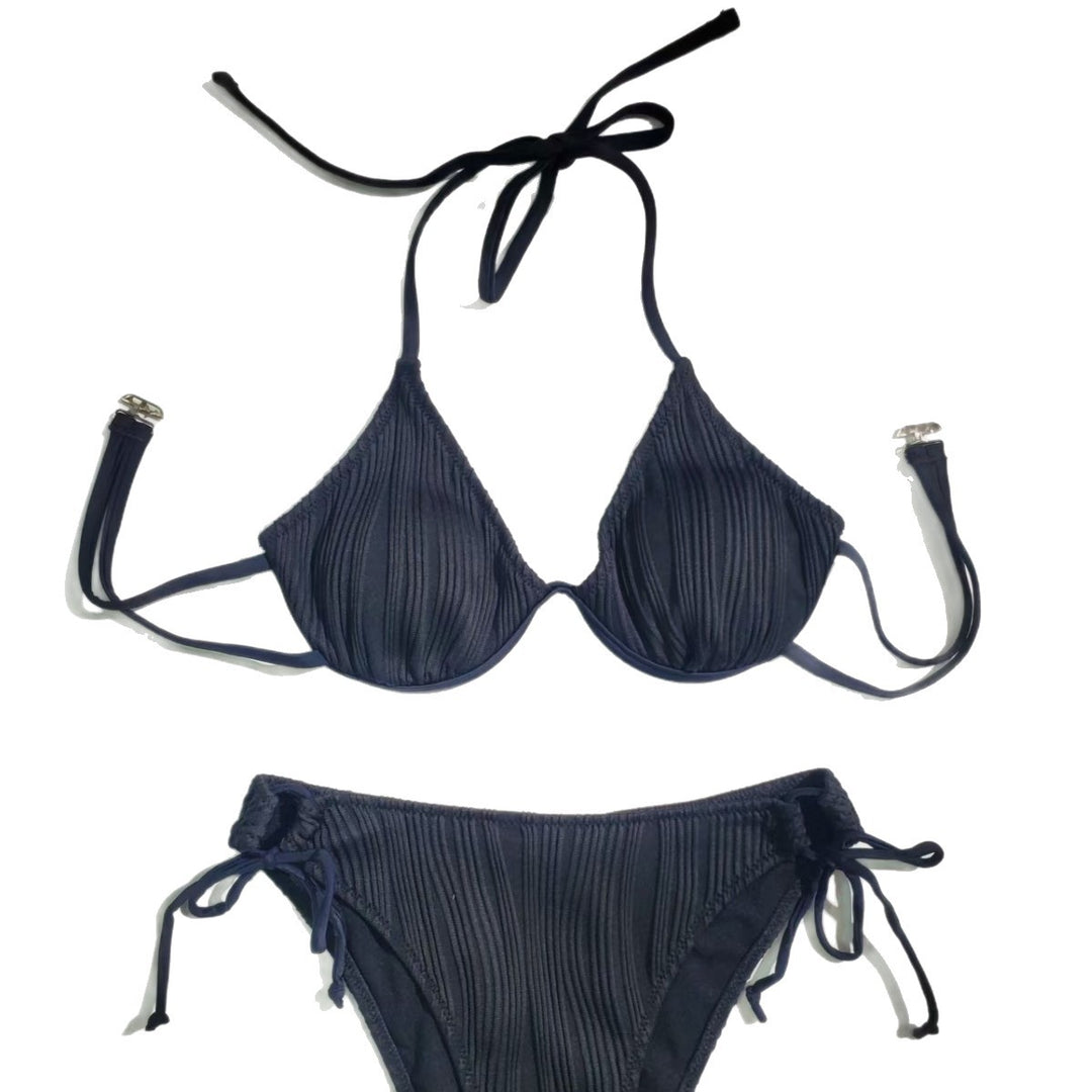 Damen Triangel-Bikini mit feinem Rippendesign Echo Archiv