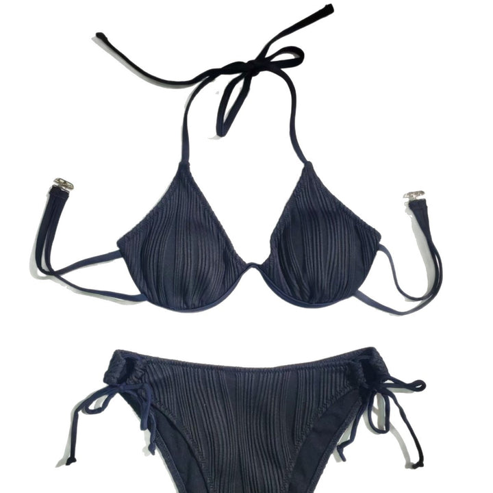 Damen Triangel-Bikini mit feinem Rippendesign Echo Archiv