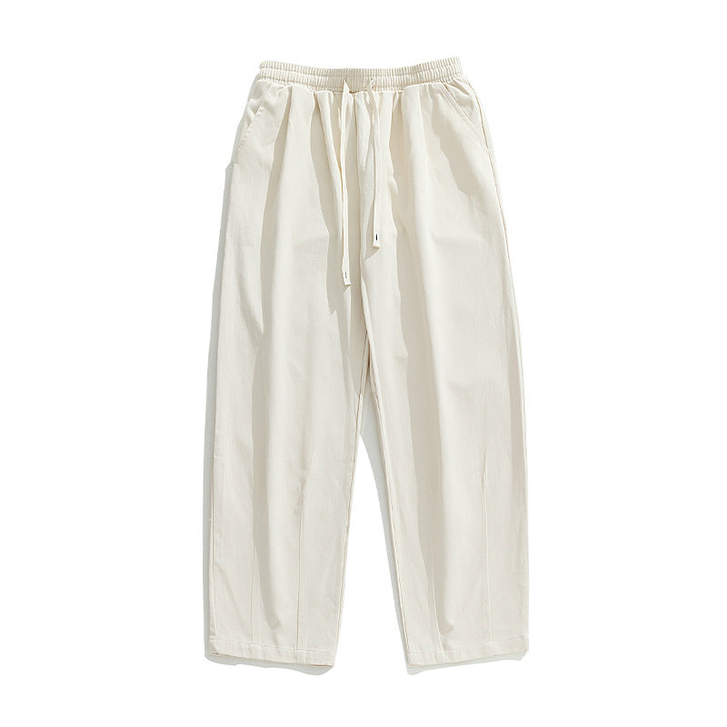 Unisex Weite Freizeithose mit elastischem Bund, Tunnelzug und legerer Palazzo-Silhouette Echo Archiv