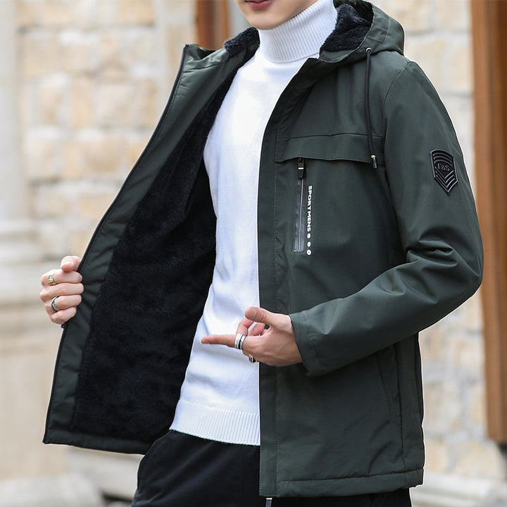 Herren wetterfeste und isolierte Jacke mit weichem Innenfutter Echoarchiv