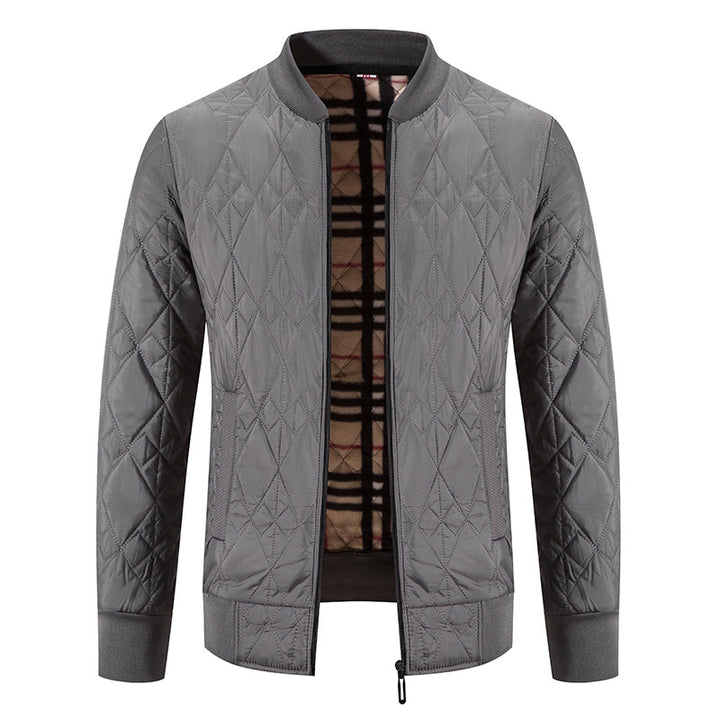 Herren Steppjacke mit modernem Design und praktischem Reißverschluss Echoarchiv