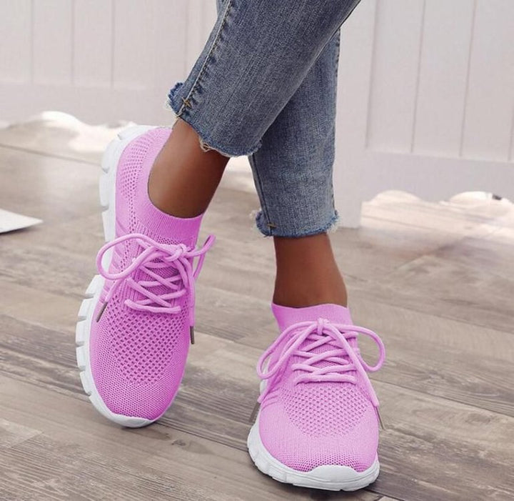 Damen Leichte Strick‑Sock‑Sneaker mit elastischem Schaft und flexibler Profilsohle Echo Archiv