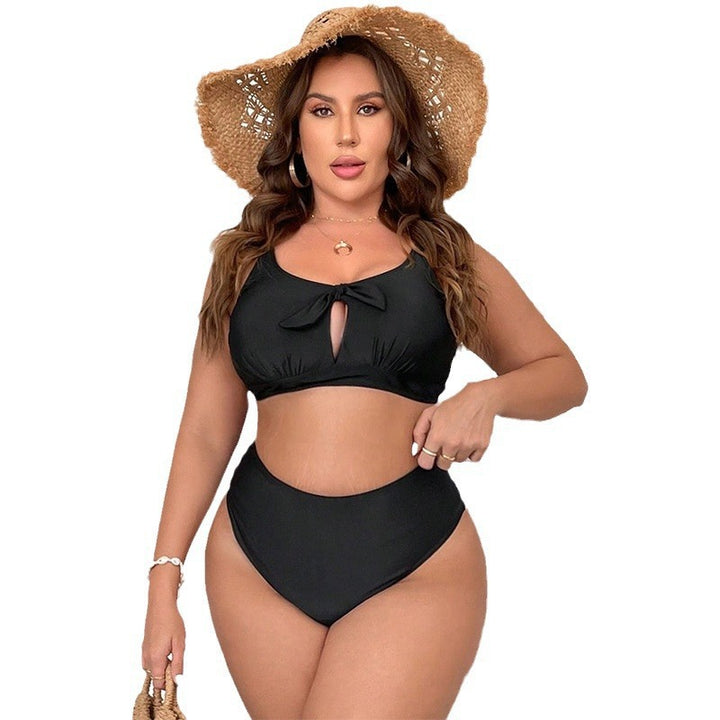 Damen Hoch geschnittene Bikinihose mit stylischen Cut-Outs Echo Archiv