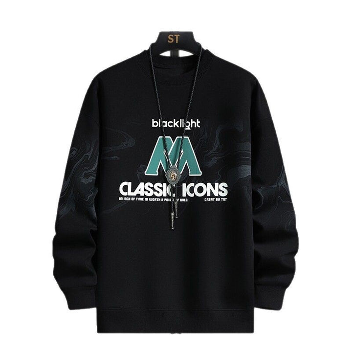 Herren modischer Sweatshirt mit kreativem Grafikdesign Echoarchiv