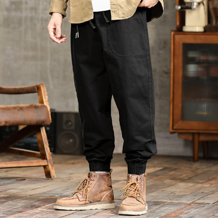 Herren Cargo-Joggerhose mit elastischem Bund und Bündchen Echoarchiv