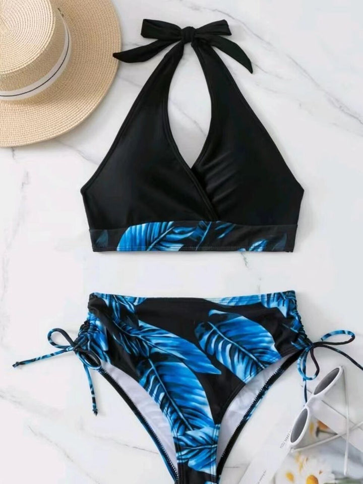 Damen Bikiniset mit raffiniertem Wickeloberteil und verstellbaren Seiten Echo Archiv