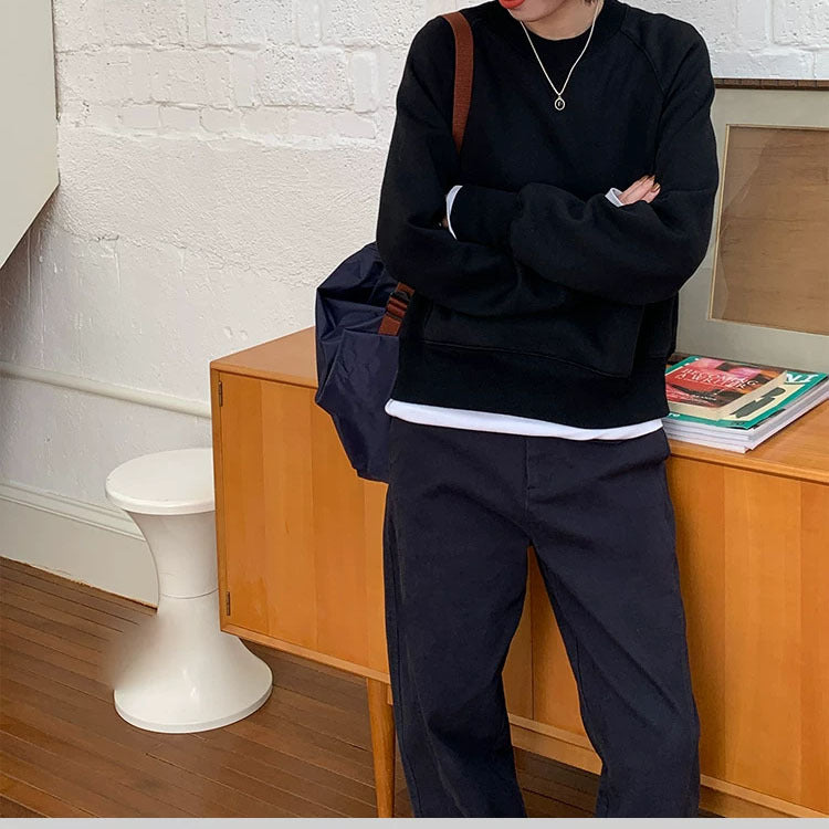 Damen Bequemer Sweatshirt mit raglan Ärmel Echoarchiv