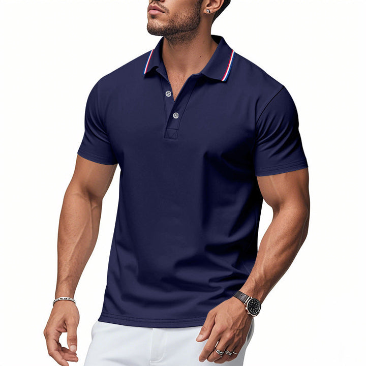 Herren Poloshirt mit modernem Kragen und feuchtigkeitsregulierender Technologie Echoarchiv