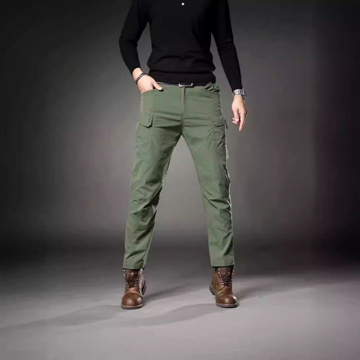 Herren Trekking‑Cargohose mit Knieverstärkung, multifunktionalen Taschen und geradem Schnitt Echo Archiv