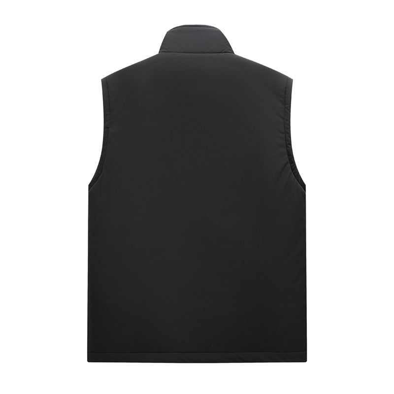 Herren Gefütterte Outdoor‑Utilityweste mit Teddy‑Inlay und Frontklappentaschen Echoarchiv