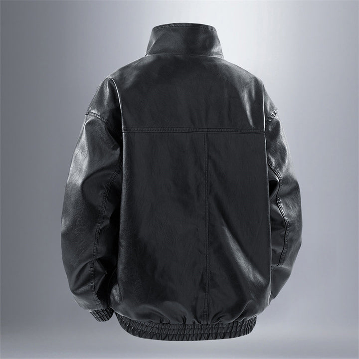 Herren elegante Kunstlederjacke Echoarchiv