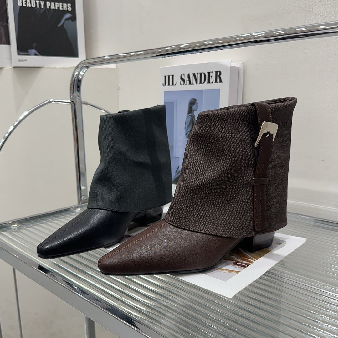 Damen Modische Stiefeletten mit elegantem Wickeldesign Echo Archiv