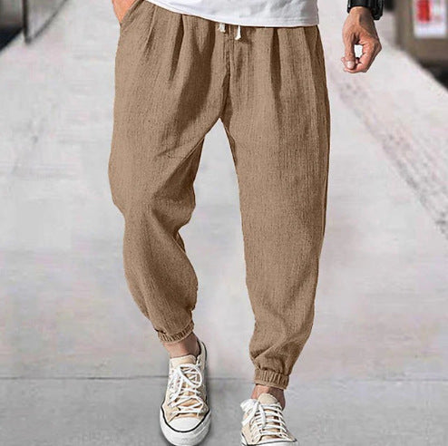 Herren lässige Relaxhose mit elastischem Bund und praktischen Taschen Echoarchiv