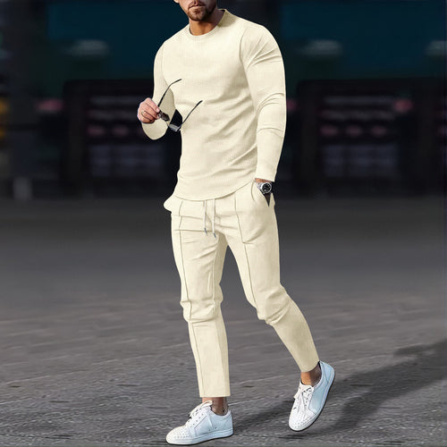 Herren Sportanzug mit strukturiertem Design und bequemem Schnitt Echoarchiv