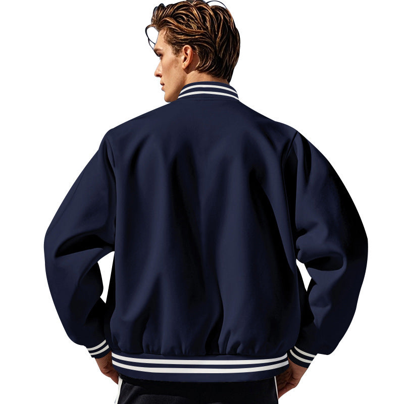 Herren Collegejacke mit elastischen Bündchen und hochwertiger Verarbeitung Echoarchiv