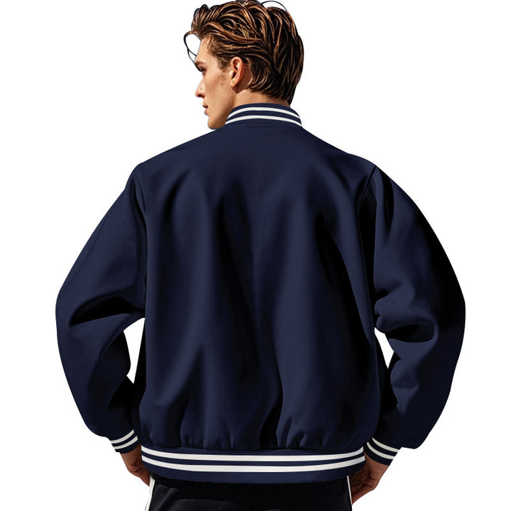 Herren Collegejacke mit elastischen Bündchen und hochwertiger Verarbeitung Echoarchiv