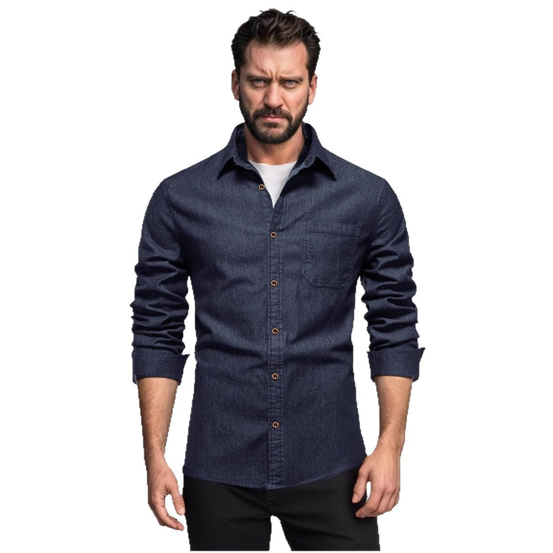 Herren Denim Hemd Echoarchiv