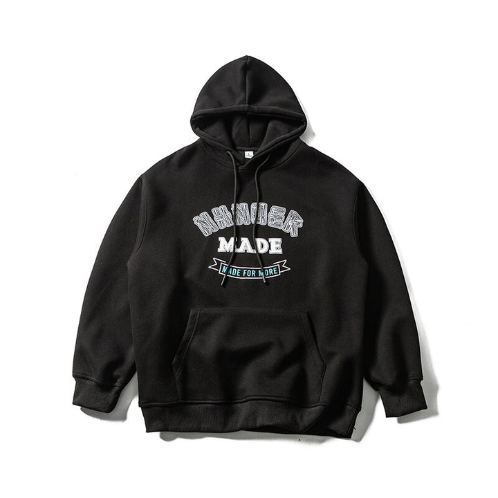 Unisex Kapuzenpullover im Oversize-College-Look mit Kängurutasche Echoarchiv