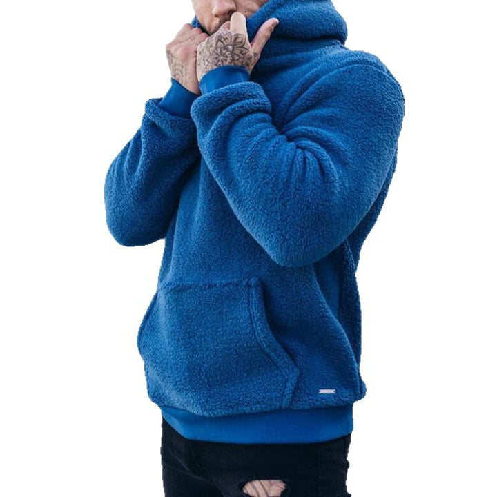 Herren kuscheliger Hoodie mit Kängurutasche Echoarchiv