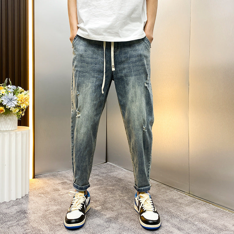 Herren Bequeme Destroyed Jeans Echoarchiv