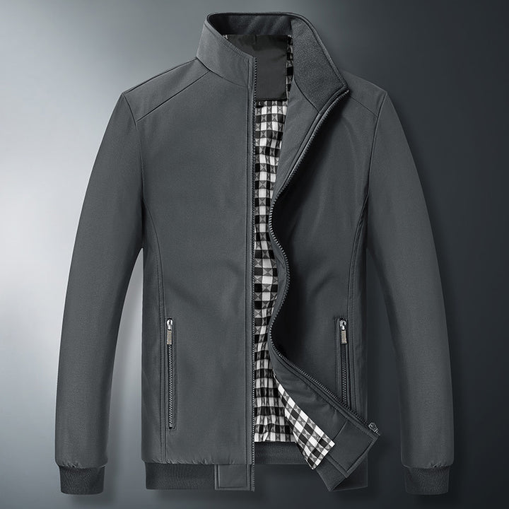 Herren Modische Windjacke mit hohem Kragen Echo Archiv