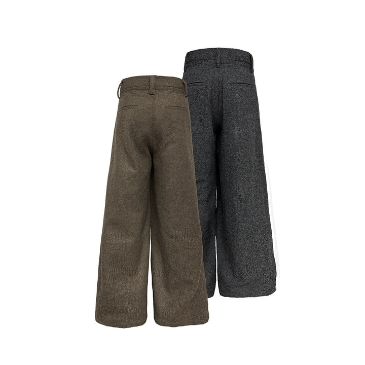 Damen Weitgeschnittene Wollhose Echoarchiv