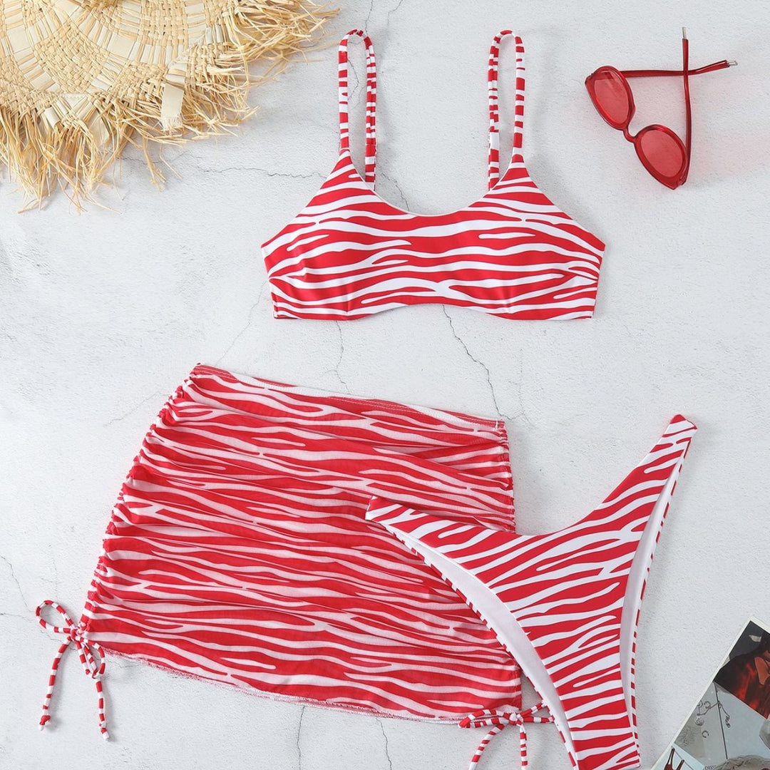 Damen Bikini Set mit verspieltem Rock Echo Archiv