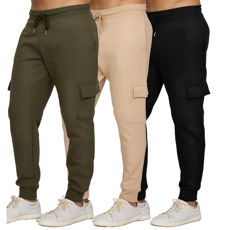 Damen schmal geschnittene Cargo-Jogginghose mit ergonomischen Nähten elastischem Komfortbund und aufgesetzter Klappentasche – Avélisse