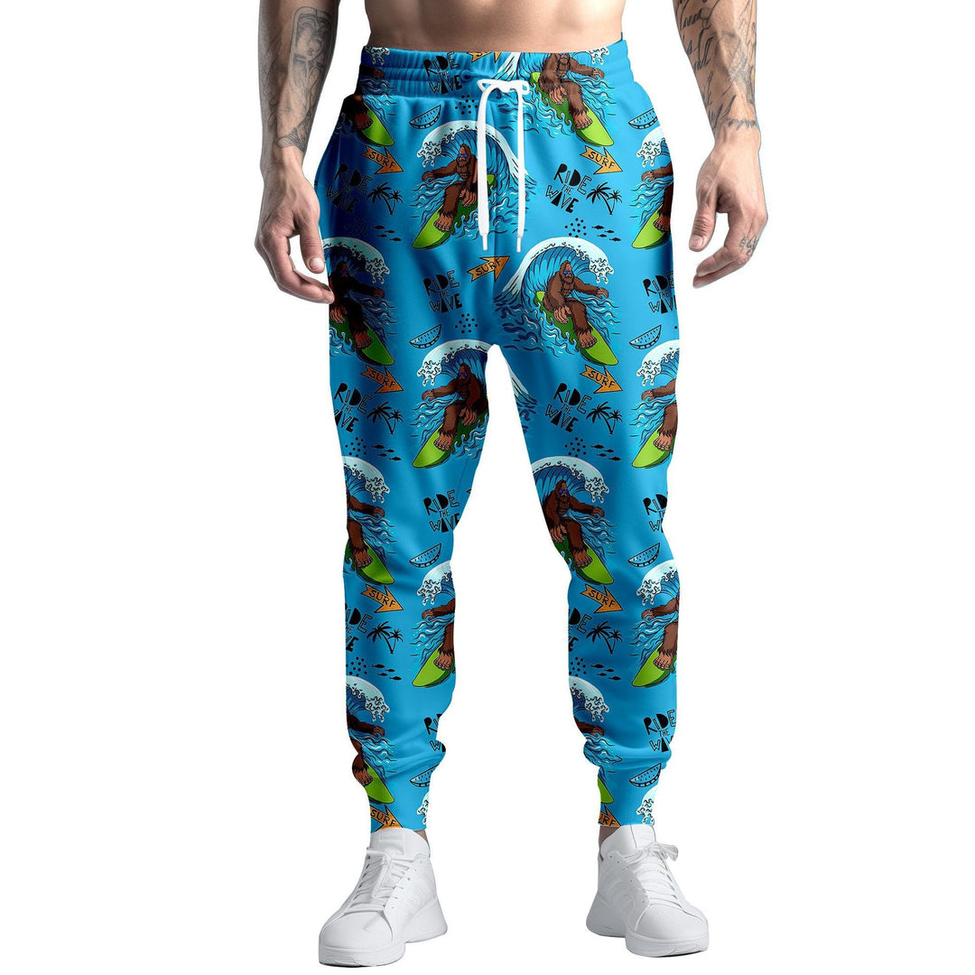 Herren Sportliche Jogginghose mit kreativem Mustermix Echoarchiv