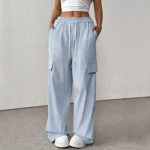 Damen Bequeme Cargo-Hose mit elastischem Bund Echo Archiv