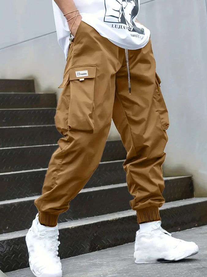Herren Cargo-Hose mit elastischem Bund und praktischen Taschen Echoarchiv