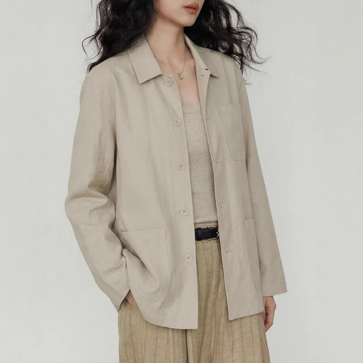 Damen Modische Utility-Jacke Echo Archiv