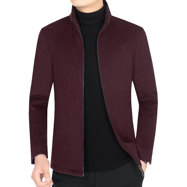 Herren Glencheck-Sakko Slim Fit aus Wollmischung mit dezentem Overcheck – Tianoro