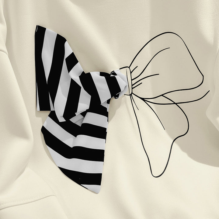 Damen Lässiger Sweatshirt mit Schleifen-Design Echo Archiv