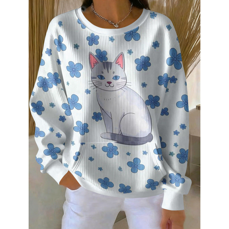 Damen Gemütlicher Pullover Echoarchiv