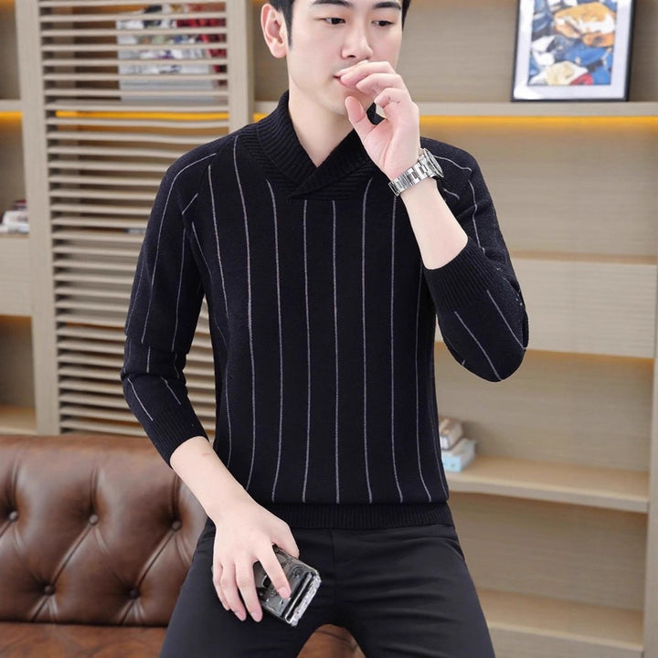 Herren Eleganter Feinstrickpullover Echoarchiv