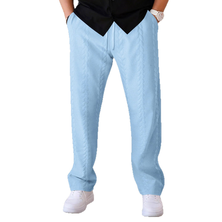 Herren elegante Freizeithose mit strukturiertem Design Echoarchiv