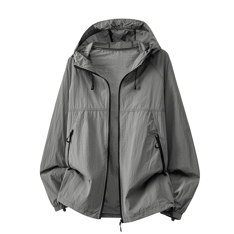Herren Technische Kapuzenjacke mit Reißverschluss – Taviero