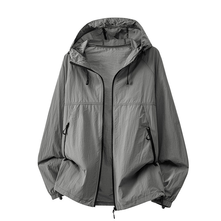 Herren Technische Kapuzenjacke mit Reißverschluss – Taviero