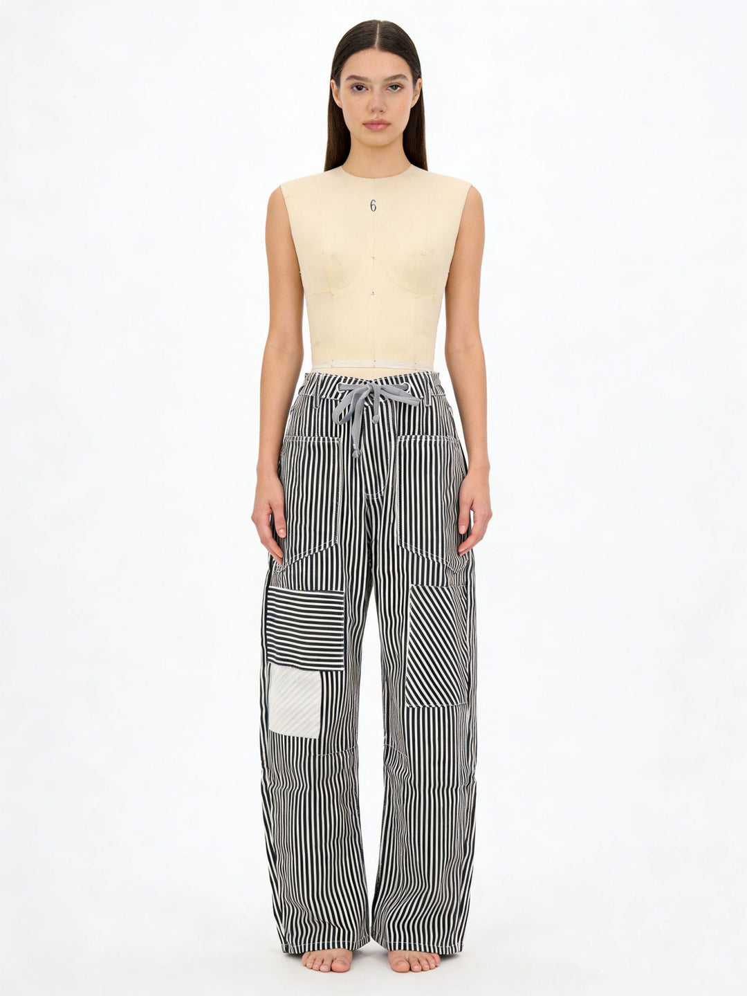 Damen weite Cargo-Hose mit praktischen Taschen und einzigartigem Design Echo Archiv