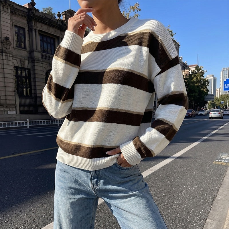 Damen Gemusterter Strickpullover Echo Archiv