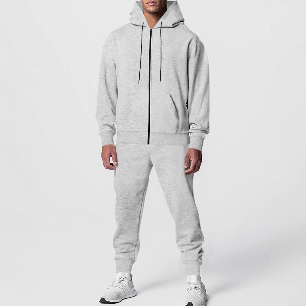 Herren Sportlicher Fleece-Jogginganzug mit Kapuze Echoarchiv