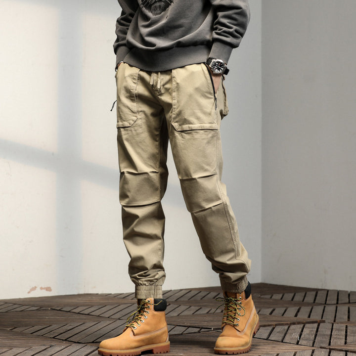Herren Multifunktionale Cargo-Hose mit verstellbarem Bund Echoarchiv