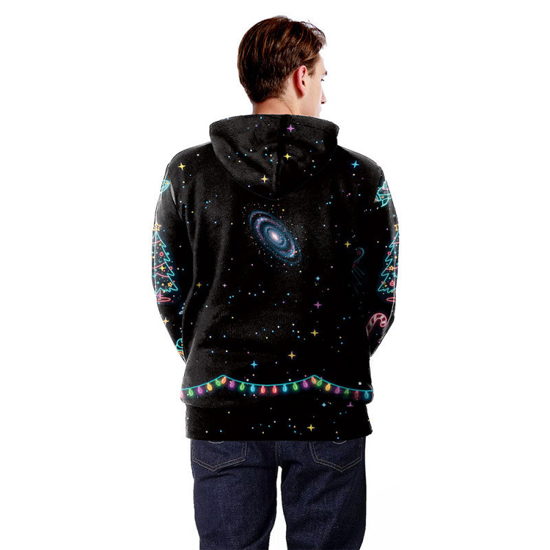 Damen Lustiger Weihnachts-Kapuzenpullover Echoarchiv