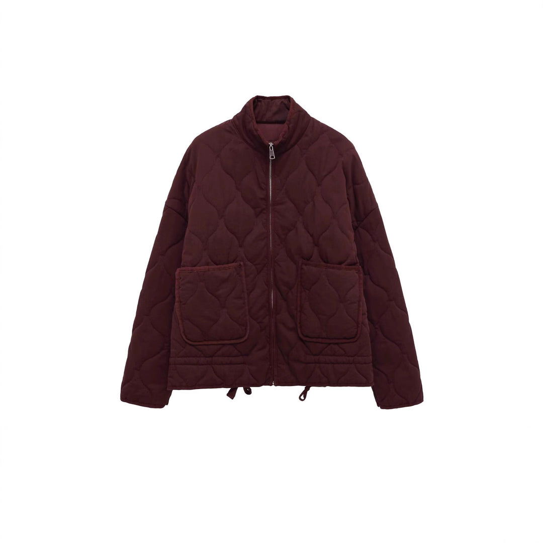 Damen Steppjacke mit Stehkragen, Kissensteppung und Tunnelzug Echo Archiv
