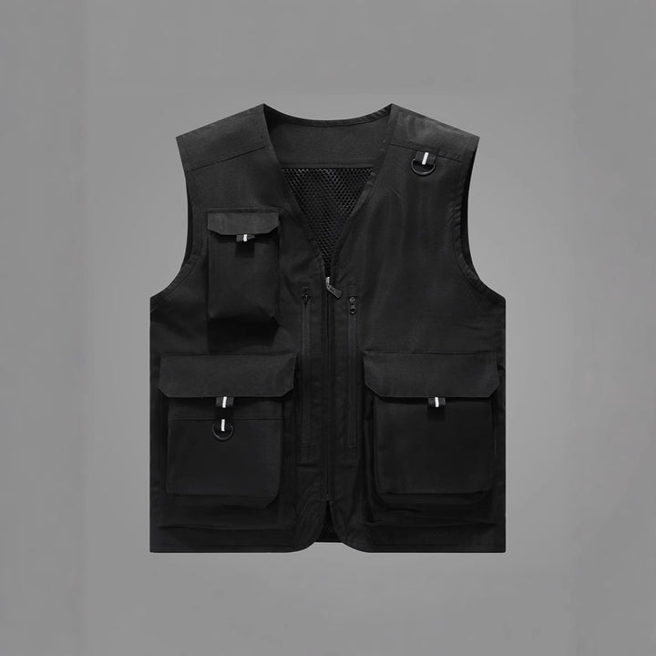 Herren Multifunktionale Outdoor-Weste mit zahlreichen Taschen Echo Archiv