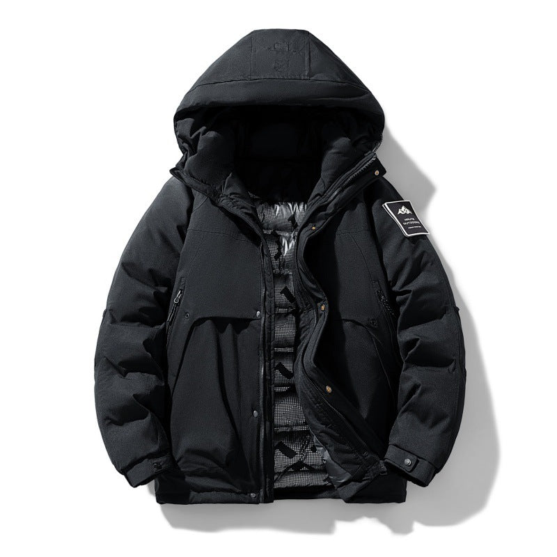 Unisex wasserabweisende gepolsterte Winterjacke mit Kapuze und thermischer Isolierung – Marzano