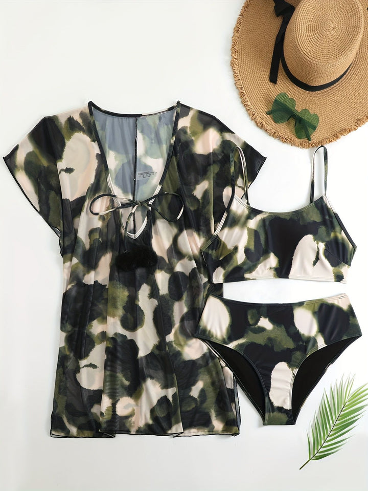 Damen Bademode mit transparentem Kimono Echo Archiv