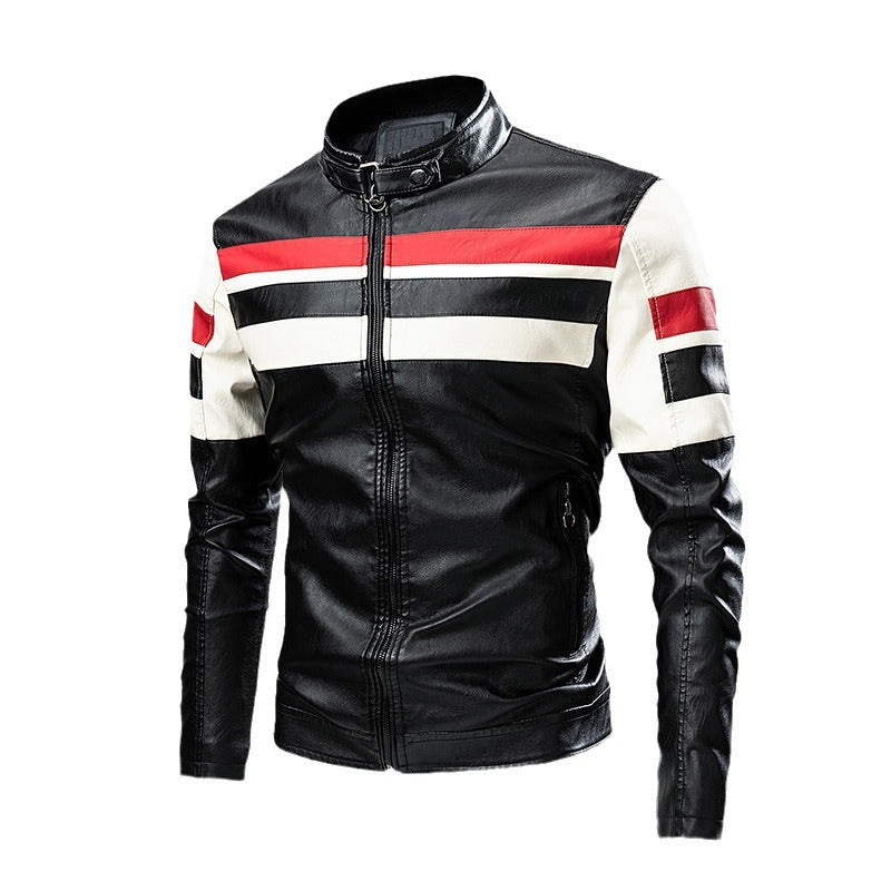 Herren Modische Bikerjacke im Retro-Stil Echo Archiv